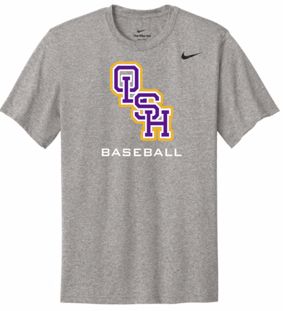 OLSH BASEBALL NIKE ADULT SHORT SLEEVE T-SHIRT