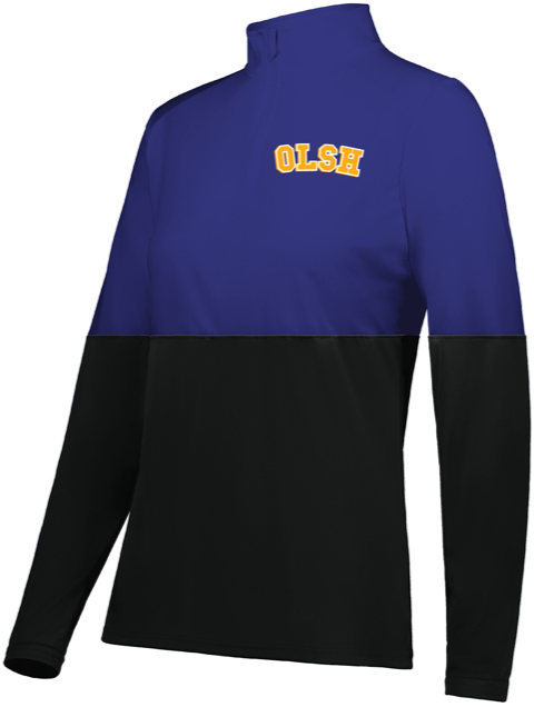 *YOU-PICK-APPAREL* EMBROIDERED OLSH LOGO ON ANY SIZE & COLOR OF 1/4 ZIP PULLOVER