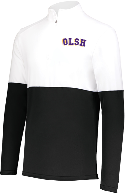 *YOU-PICK-APPAREL* EMBROIDERED OLSH LOGO ON ANY SIZE & COLOR OF 1/4 ZIP PULLOVER