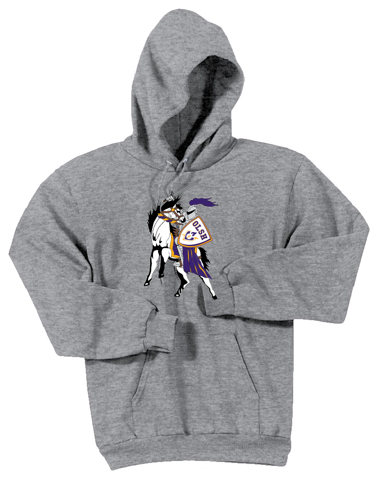 *YOU-PICK-APPAREL* CHOICE OF OLSH LOGO ON ANY SIZE & COLOR OF CREWNECK OR HOODED SWEATSHIRT