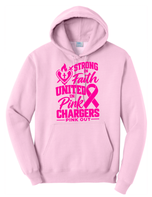 OLSH PINK-OUT HOODED SWEATSHIRT - 2026