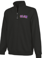 Load image into Gallery viewer, OLSH EMBROIDERED QUARTER ZIP SWEATSHIRT
