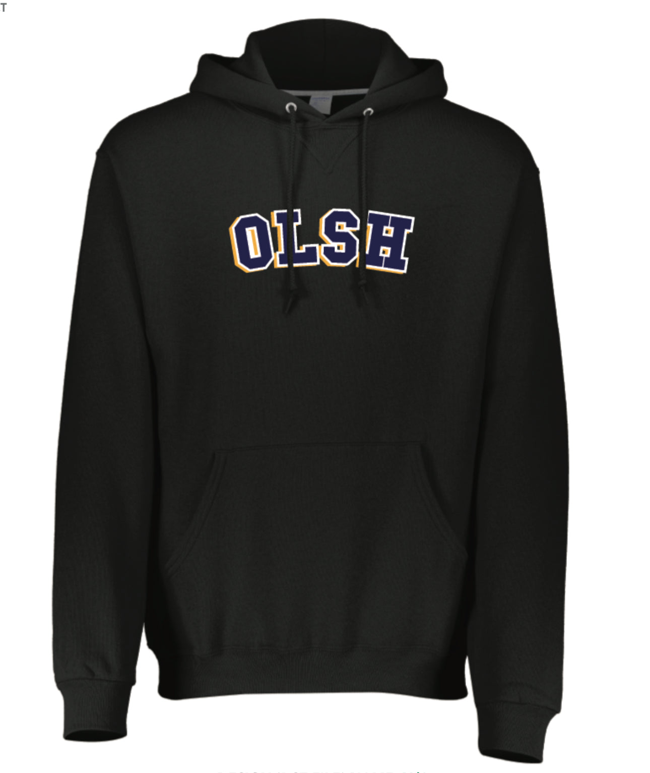 OLSH ADULT RUSSELL BRAND FULLY EMBROIDERED HOODED SWEATSHIRT *BACK IN STOCK WITH 2 COLOR OPTIONS!*