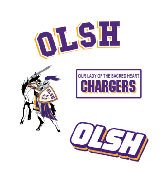 OLSH STICKER COLLECTION - 4 STICKERS