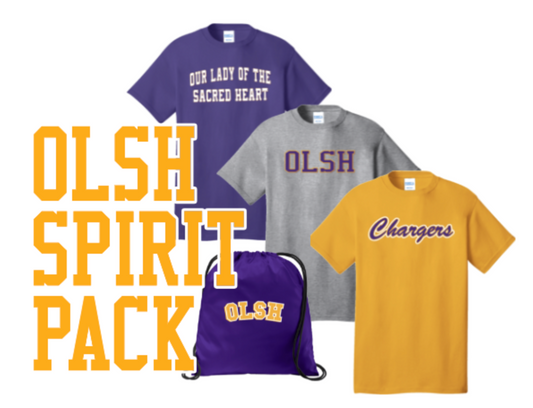 OLSH SPIRIT PACK!  3 SHIRTS, 1 BAG, 1 PRICE!