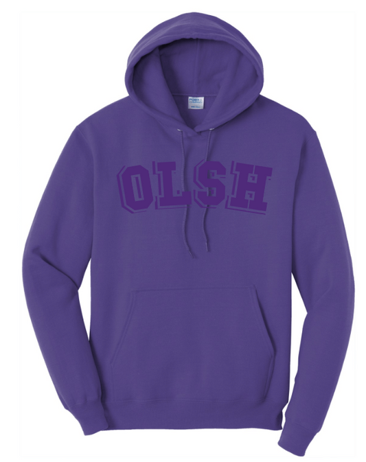 OLSH TONE-ON-TONE HOODIE OR CREWNECK