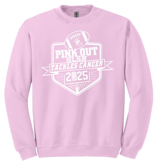 OLSH PINK-OUT CREWNECK SWEATSHIRT - 2025