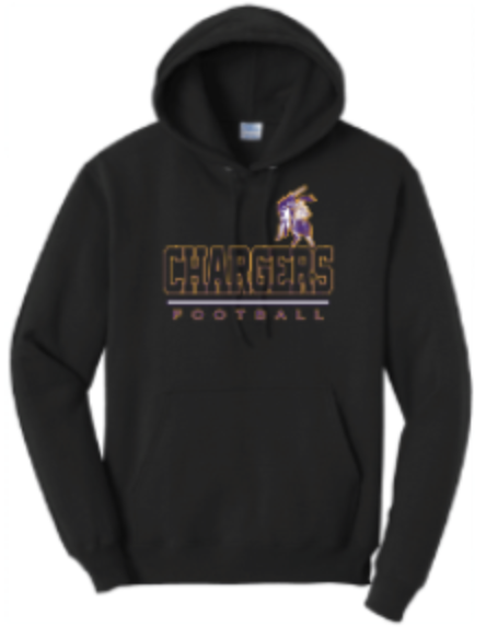FUNDRAISER - OLSH FOOTBALL YOUTH & ADULT HOODED SWEATSHIRT - BLACK