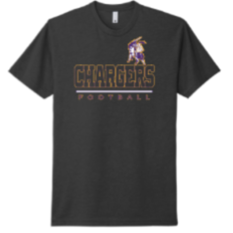FUNDRAISER - OLSH FLAG FOOTBALL YOUTH & ADULT RINGSPUN COTTON SHORT SLEEVE T-SHIRT  - CHARCOAL