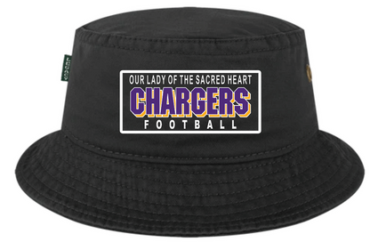 FUNDRAISER - OLSH FOOTBALL LEGACY BRAND ADULT SIZE RELAXED TWILL BUCKET - BLACK OR WHITE