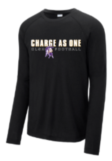 FUNDRAISER - OLSH FOOTBALL YOUTH & ADULT TRI-BLEND CHARGE AS ONE LONGSLEEVE