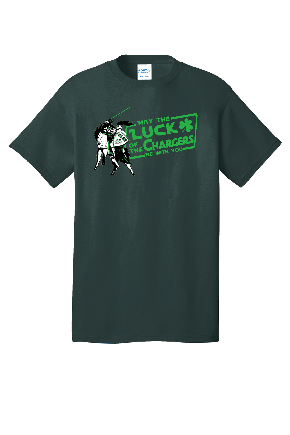OLSH LUCK OF THE CHARGERS - ST PATRICK'S DAY ‘25 SHORT SLEEVE T-SHIRT
