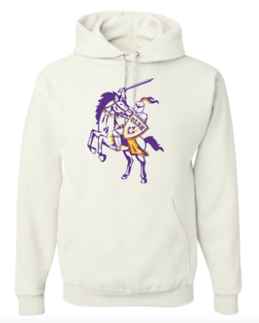 OLSH CHARGER SHIELD LOGO YOUTH & ADULT HOODED SWEATSHIRT