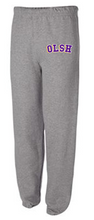 Load image into Gallery viewer, OLSH YOUTH AND ADULT FLEECE ELASTIC LEG SWEATPANTS
