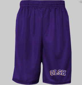 OLSH YOUTH 6" AND MEN'S 7" MESH SHORTS
