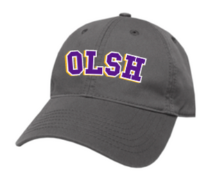OLSH LEGACY BRAND ADULT SIZE RELAXED TWILL HAT - GREY