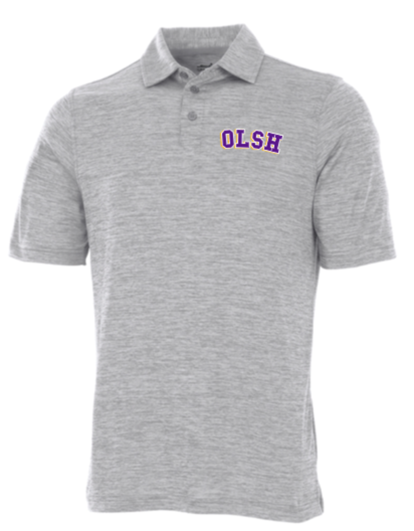 OLSH MENS SPACE DYE PERFORMANCE POLO
