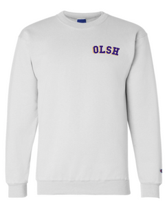 OLSH CHAMPION DOUBLE-DRY ECO LEFT CHEST DESIGN CREWNECK SWEATSHIRT