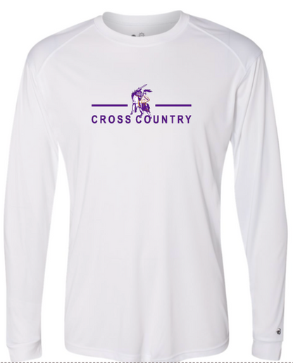 OLSH CROSS COUNTRY YOUTH & ADULT PERFORMANCE SOFTLOCK LONGSLEEVE  - BLACK OR WHITE