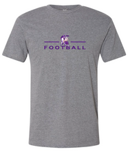 Load image into Gallery viewer, OLSH FOOTBALL YOUTH &amp; ADULT FINE COTTON JERSEY SHORT SLEEVE T-SHIRT   - BLACK OR HEATHER
