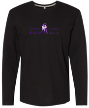 Load image into Gallery viewer, OLSH FOOTBALL YOUTH &amp; ADULT FINE COTTON JERSEY LONGSLEEVE  - BLACK OR WHITE
