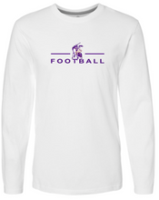 Load image into Gallery viewer, OLSH FOOTBALL YOUTH &amp; ADULT FINE COTTON JERSEY LONGSLEEVE  - BLACK OR WHITE
