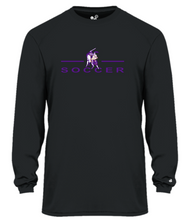 Load image into Gallery viewer, OLSH SOCCER YOUTH &amp; ADULT PERFORMANCE SOFTLOCK LONGSLEEVE  - BLACK OR WHITE
