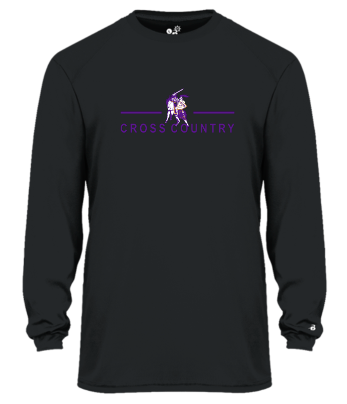 OLSH CROSS COUNTRY YOUTH & ADULT PERFORMANCE SOFTLOCK LONGSLEEVE  - BLACK OR WHITE
