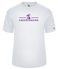 Load image into Gallery viewer, OLSH CHEERLEADING YOUTH &amp; ADULT PERFORMANCE SOFTLOCK SHORT SLEEVE  T-SHIRT  - BLACK OR WHITE
