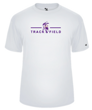 Load image into Gallery viewer, OLSH TRACK AND FIELD YOUTH &amp; ADULT PERFORMANCE SOFTLOCK SHORT SLEEVE  T-SHIRT  - BLACK OR WHITE
