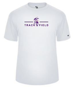 OLSH TRACK AND FIELD YOUTH & ADULT PERFORMANCE SOFTLOCK SHORT SLEEVE  T-SHIRT  - BLACK OR WHITE