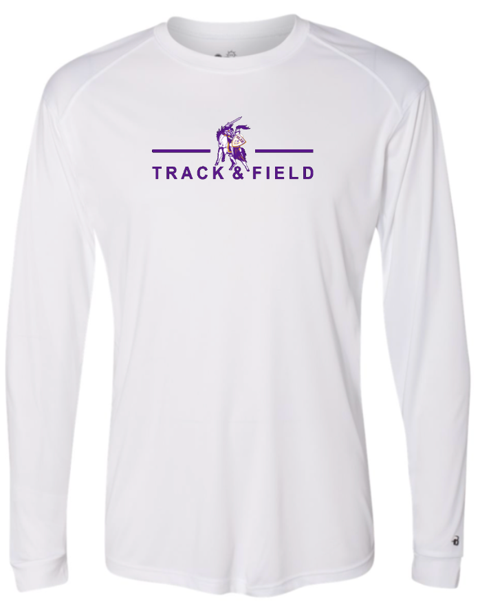 OLSH TRACK AND FIELD YOUTH & ADULT PERFORMANCE SOFTLOCK LONGSLEEVE  - BLACK OR WHITE