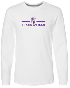 OLSH TRACK AND FIELD YOUTH & ADULT FINE COTTON JERSEY LONGSLEEVE  - BLACK OR WHITE