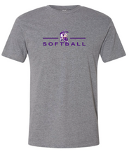 Load image into Gallery viewer, OLSH SOFTBALL YOUTH &amp; ADULT FINE COTTON JERSEY SHORT SLEEVE T-SHIRT   - BLACK OR HEATHER
