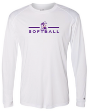 Load image into Gallery viewer, OLSH SOFTBALL YOUTH &amp; ADULT PERFORMANCE SOFTLOCK LONGSLEEVE  - BLACK OR WHITE
