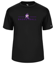 Load image into Gallery viewer, OLSH BASKETBALL YOUTH &amp; ADULT PERFORMANCE SOFTLOCK SHORT SLEEVE  T-SHIRT  - BLACK OR WHITE
