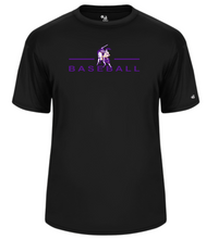 Load image into Gallery viewer, OLSH BASEBALL YOUTH &amp; ADULT PERFORMANCE SOFTLOCK SHORT SLEEVE  T-SHIRT  - BLACK OR WHITE
