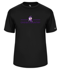 Load image into Gallery viewer, OLSH CROSS COUNTRY YOUTH &amp; ADULT PERFORMANCE SOFTLOCK SHORT SLEEVE  T-SHIRT  - BLACK OR WHITE
