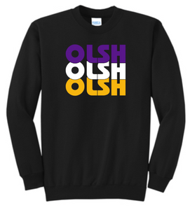 OLSH YOUTH & ADULT RETRO DESIGN CREWNECK SWEATSHIRT