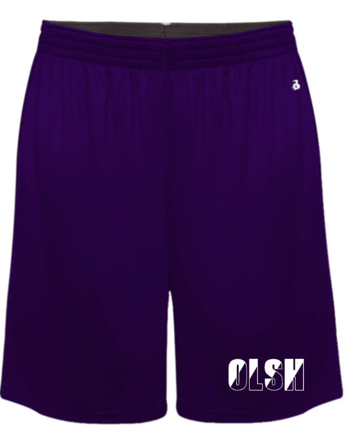 Purple basketball top shorts youth