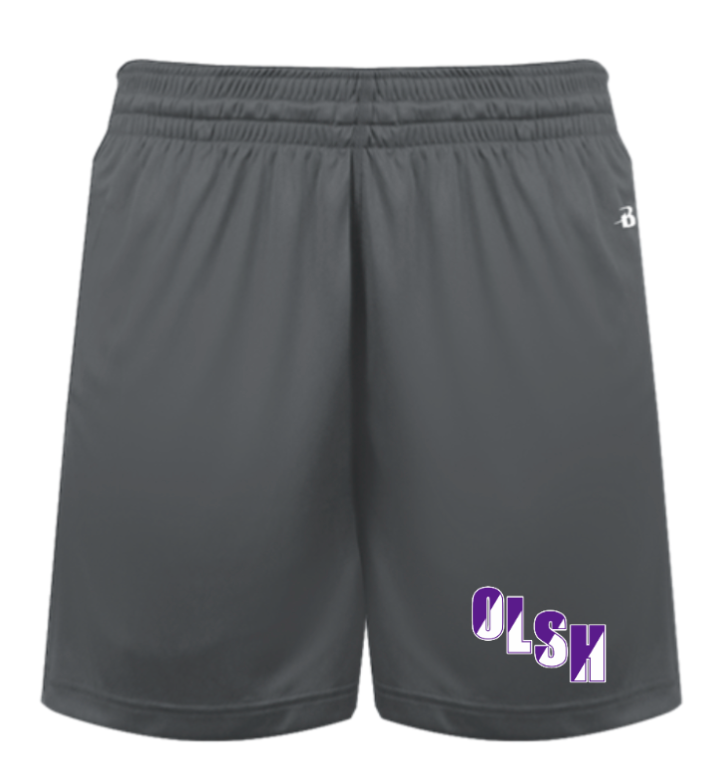 OLSH WOMEN'S SOFTLOCK SHORTS WITH POCKETS - GREY OR BLACK