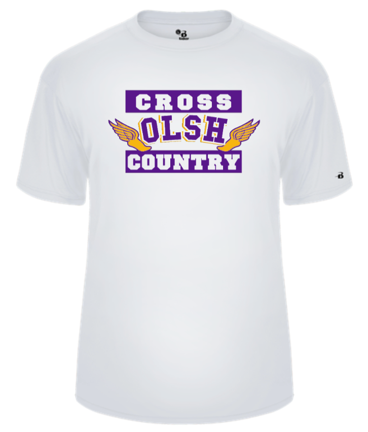 OLSH CROSS COUNTRY YOUTH & ADULT PERFORMANCE SOFTLOCK SHORT SLEEVE  T-SHIRT