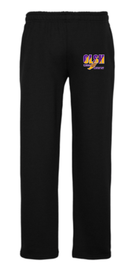 OLSH CROSS COUNTRY OPEN BOTTOM FLEECE SWEATPANTS