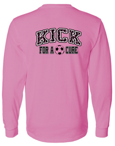 OLSH GIRLS SOCCER PINK-OUT GAME ADULT LONG SLEEVE - FRONT & BACK DESIGN