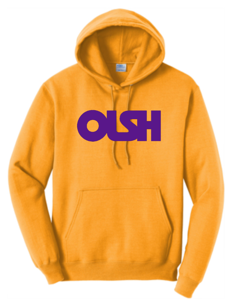 OLSH YOUTH & ADULT YELLOW GOLD HOODED SWEATSHIRT