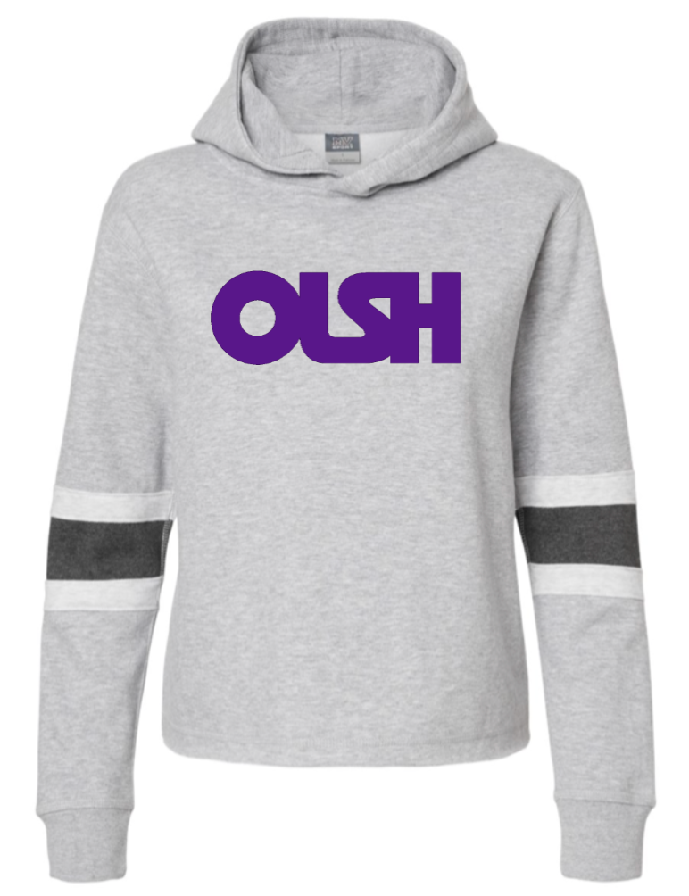 OLSH WOMEN'S SUEDED THERMAL LINED HOODED SWEATSHIRT